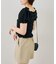 【continuer】ドロストクシュクシュカットトップス