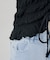 【continuer】ドロストクシュクシュカットトップス