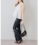 【continuer】フロントリボンキャミブラウス