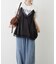 サテンキャミドッキングTシャツ