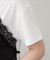 サテンキャミドッキングTシャツ