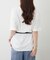 【接触冷感】バック切替コクーンＴシャツ