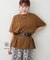 【接触冷感】バック切替コクーンＴシャツ