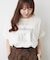 【ひんやりタッチ】カノコ箔かすれプリントＴシャツ