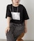 【ひんやりタッチ】カノコ箔かすれプリントＴシャツ