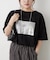 【ひんやりタッチ】カノコ箔かすれプリントＴシャツ