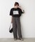 【ひんやりタッチ】カノコ箔かすれプリントＴシャツ