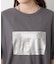 【ひんやりタッチ】カノコ箔かすれプリントＴシャツ