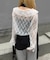 【continuer】ラッフルレースボレロカーディガン