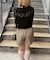 【continuer】ラッフルレースボレロカーディガン