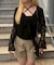 【continuer】ラッフルレースボレロカーディガン