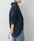多釦後リボンたけのこブラウス