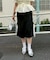 【continuer】リボンカーゴハーフ裏毛パンツ