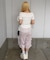 【continuer】リボンカーゴハーフ裏毛パンツ