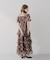 【continuer】たっぷりのフリルが目を惹く、バルーン袖ティアードワンピ