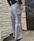 【continuer】キラキラのスリットカットパンツ