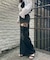 【continuer】キラキラのスリットカットパンツ