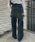 【continuer】キラキラのスリットカットパンツ