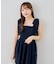 【ANOTHER BRANCH】レース肩リボンシャーリングキャミワンピース