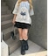 【continuer】DOGプリントBIG TEE