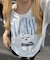 【continuer】DOGプリントBIG TEE