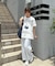 【continuer】DOGプリントBIG TEE