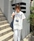 【continuer】DOGプリントBIG TEE