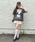 【continuer】DOGプリントBIG TEE