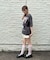 【continuer】DOGプリントBIG TEE