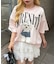 【continuer】DOGプリントBIG TEE