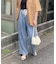 【接触冷感ひんやりタッチ】テンセルイージーデニムパンツ