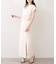 【natural couture】きれいめポンチサイドスリットタイトスカート
