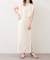 【natural couture】きれいめポンチサイドスリットタイトスカート