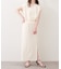 【natural couture】きれいめポンチサイドスリットタイトスカート