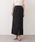 【natural couture】きれいめポンチサイドスリットタイトスカート
