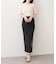 【natural couture】きれいめポンチサイドスリットタイトスカート