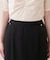 【natural couture】きれいめポンチサイドスリットタイトスカート