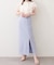 【natural couture】きれいめポンチサイドスリットタイトスカート