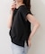 【natural couture】きれいめポンチキーネックトップス