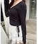 【continuer】UVカット率90％サイドドロストUVカットカーディガン