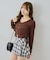 【continuer】UVカット率90％サイドドロストUVカットカーディガン