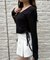 【continuer】UVカット率90％サイドドロストUVカットカーディガン