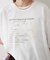 フロントレースロゴTシャツ