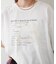 フロントレースロゴTシャツ