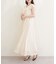 【natural couture】フリルカラーノースリワンピース