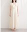 【natural couture】フリルカラーノースリワンピース