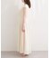 【natural couture】フリルカラーノースリワンピース