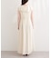【natural couture】フリルカラーノースリワンピース