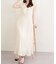 【natural couture】フリルカラーノースリワンピース