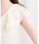 【natural couture】フリルカラーノースリワンピース